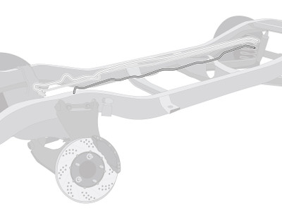 The Right Stuff 1980 Chevrolet Malibu, Pre-Bent Stainless Steel Vapor Return Line - (AGL8003S)