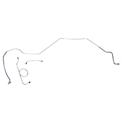 The Right Stuff 66 Chevelle SS & Z16 Manual Drum Pre-Bent OE Steel Front Brake Line Kit - (CKT6602)