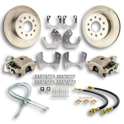 The Right Stuff Ford 9" Rear End W/Large Bearing, Rear Disc Brake Conversion Kit - (ZDCRD01-P)