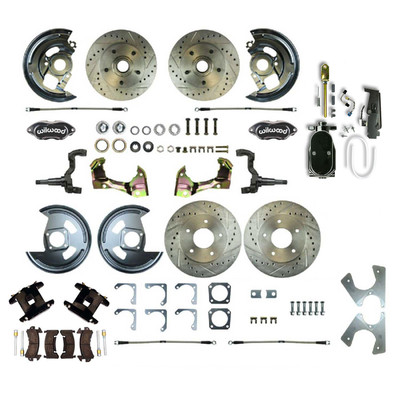 The Right Stuff 1964-1970 Tempest Performance Series 4-Wheel Disc Brake Conversion Kit - (AFXSD21C-PT)