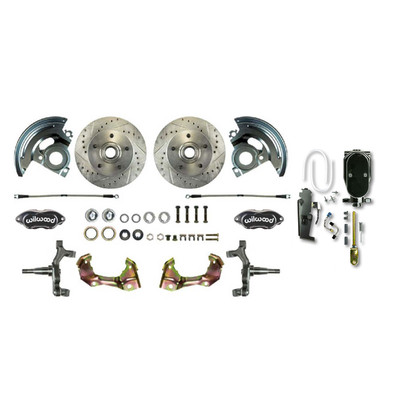 The Right Stuff 1964-1972 LeMans 2" Drop Front Manual Disc Conversion Kit - (AFXSD32D-PL)