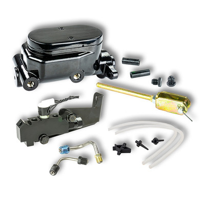 The Right Stuff 1960-1974 GM Truck Black Master Cylinder & Prop Valve Combo Valve Kit Disc/Disc - (B5642)