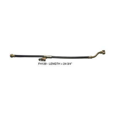 The Right Stuff 88-90 Chevrolet C1500 Brake Hydraulic Hose with 7200 LBS GVW Left - (FH139)