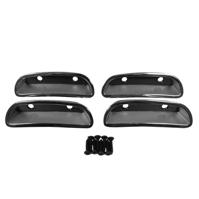 Trim Parts 1969 Coronet Super Bee/Coronet R/T Side Scoop Trim Bezels, 4 Pieces - (MPA134)