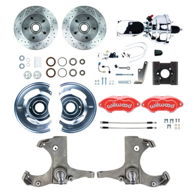 The Right Stuff 1963-66 Chevy, Performance Series, Power Front Disc Brake Conversion Kit - (TDC6325ZXP)