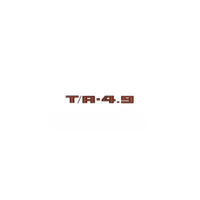 Trim Parts 1980 Pontiac Firebird Trans Am "T/A 4.9" Engine Designation Graphic - Red - (TPG-6299)