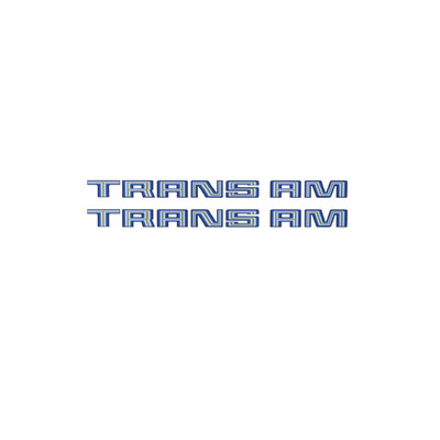 Trim Parts 1978-1980 Trans Am Fender Decal - Blue - (TPG-6331)