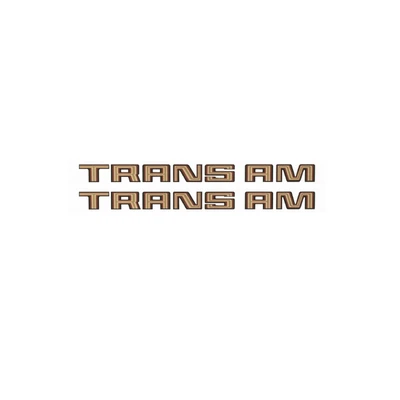 Trim Parts 1980 Trans Am Bronze Fender Decal - (TPG-6771)