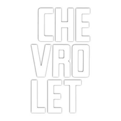 Trim Parts 1958-66 Fleetside "Chevrolet" Letter Set - White - (TPG-9115)