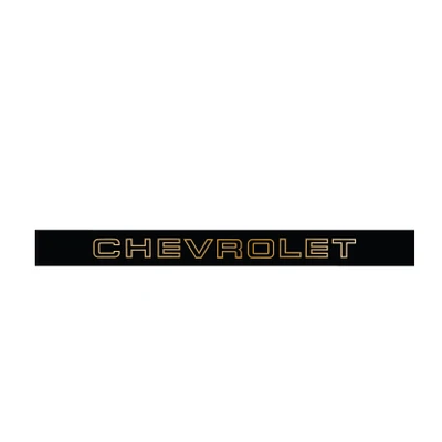 Trim Parts 1988-00 Chevrolet Stepside Truck Tailgate Decal Gold/Black - (TPG-9149)