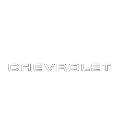 Trim Parts 1988-98 Chevy Stepside Truck Tailgate Decal Letterset - Charcoal - (TPG-9147)