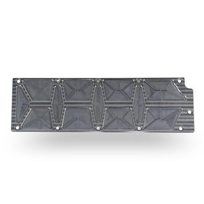 The Right Stuff Detailing Gen 4 LS Valley Cover w/o Oil Pressure Sensor Adapter, Pocketed Natural Machined - (G4LSVCP-K)