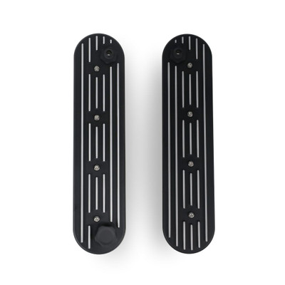 The Right Stuff Detailing Gen III/Gen IV LS Valve Cover Kit, 10AN Breather Fittings, Finned Top - (LSVALCF-A-K)