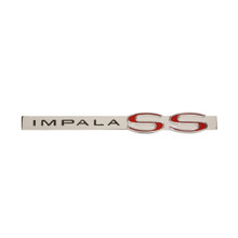 Trim Parts 1962 Chevrolet Impala Trunk "Impala SS" Emblem W/Fasteners, Each - (2191)