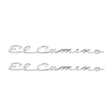 Trim Parts 1959 Chevrolet El Camino Front Fender "El Camino" Script, Pair - (4810)