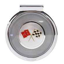 Trim Parts 1964 Chevrolet Corvette Gas Lid Assembly W/White Upper Left Corner, Each - (5013)
