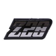 Trim Parts 1980-1981 Chevrolet Camaro Charcoal Fuel Door "Z-28" Emblem, Each - (6951)