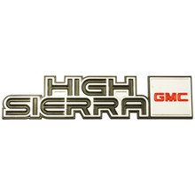 Trim Parts 1981-1987 GMC Full Size Truck High Sierra Dash Emblem - (9708)