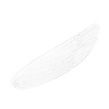 Trim Parts 1955 Chevrolet Full Size Cars Clear Parking Light Lens W/Chrome Bowtie, Pair - (A1027C)