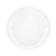 Trim Parts 1957 Chevrolet Full Size Cars Clear Parking Light Lens W/Bowtie, Pair - (A1485)