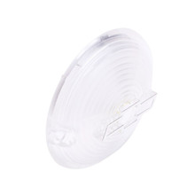Trim Parts 1957 Chevrolet Full Size Cars Clear Parking Light Lens W/Chrome Bowtie, Pair - (A1485C)