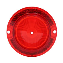 Trim Parts 1963 Chevrolet Impala Red Tail Light Lens W/O Trim, Each - (A2250)
