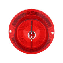 Trim Parts 1963 Chevrolet Bel Air/Biscayne Red Tail Light Lens W/Trim, Each - (A2251)