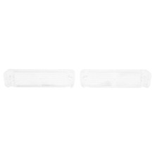 Trim Parts 1967 Chevrolet Full Size Car Clear Parking Light Lens, Pair - (A2442C)