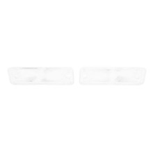 Trim Parts 1966-67 Chevrolet Chevy II/Nova Clear Parking Light Lens, Pair - A3046C