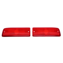 Trim Parts 1964 Chevrolet Chevelle Red Tail Light Lens, Pair - (A4200)