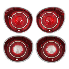 Trim Parts 1971 Chevrolet Chevelle Tail and Back Up Light Lens Set, Pair - (A4402K)