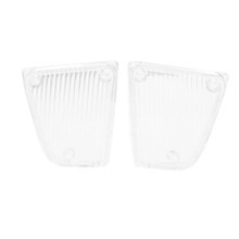 Trim Parts 1970-71 Chevrolet Corvette Clear Parking Light Lens, Pair - (A5300)