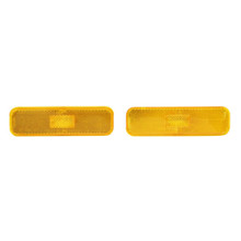Trim Parts 1974-77 Chevrolet Camaro Amber Front Marker Light Assembly, Pair - (A6740)