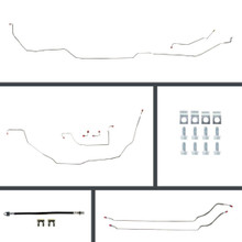 The Right Stuff 68 GTO, Skylark & Cutlass Power Fr Disc Conversion R Drum Pre-Bent Line Kit - (AOP68H2)