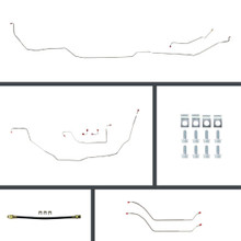 The Right Stuff 69-72 Chevelle  Power 4-Wheel Disc Conversion OE Steel Brake Line Kit - (COP69H4)