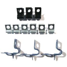 The Right Stuff 1969 Camaro/Firebird 12-Piece Brake Line Clip Set - (FCS002)