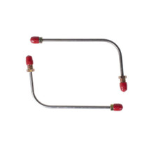 The Right Stuff Bendix 4-Piston, Pre-Bent OE Steel Caliper Brake Line - (JFB6804)