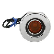 Trim Parts 1968 Dodge Dart/Charger Front Curved Amber Side Marker Light Assembly, Each - (MP4151)