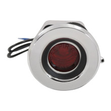 Trim Parts 1968 Mopar Rear Curved Red Side Marker Light Assembly, Each - (MP4161)