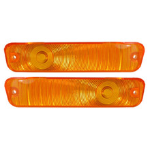 Trim Parts 1964 Plymouth Savoy/Belvedere/Fury Parking Light Lens w/Gasket, Pair - (MP5026)