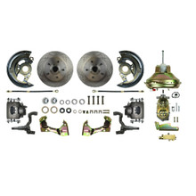 The Right Stuff 67-69 Camaro 11" Booster, Front Power Disc Brake Conversion Kit - (AFXDC02C-P)