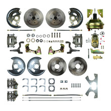 The Right Stuff 64-72 El Camino, Power 4-Wheel Disc Brake Conversion - (AFXDC41C-PE)