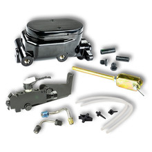The Right Stuff Black Master and Valve combination, Disc/Drum, W/ Chevy bolt Pattern - (B5671)
