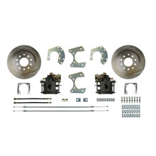 The Right Stuff GM A/F/X Body 10/12 Bolt Rear End w/ Normal GM Tube Axle & Ford 9" w/Large Bearing, Rear Disc Brake Conversion Kit - (AFXRD181-P)