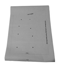 Trim Parts 1970-1976 Duster/Scamp Twin Hood Scoops Location and Mounting Cutout Template - (MPHS103EN)