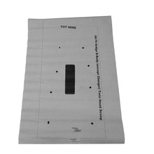 Trim Parts 67-70 Dodge B-Body (Ex. Charger) Twin Hood Scoops Location & Mounting Template - (MPHS105EN)