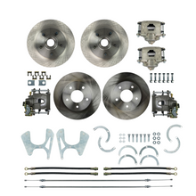 The Right Stuff 73-87 C10 Rear Disc Brake Conversion Kit w/Matching Front Rotors & Calipers - (T73DC05-P)