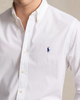 POLO RALPH LAUREN CLASSIC FIT STRETCH POPLIN SHIRT - WHITE