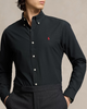 POLO RALPH LAUREN CLASSIC FIT STRETCH POPLIN SHIRT - BLACK