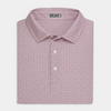 GENTEAL DIAMONDS PRINTED PERFORMANCE POLO- MAROON